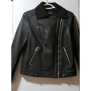 Forever 21 | Faux Black Leather Jacket